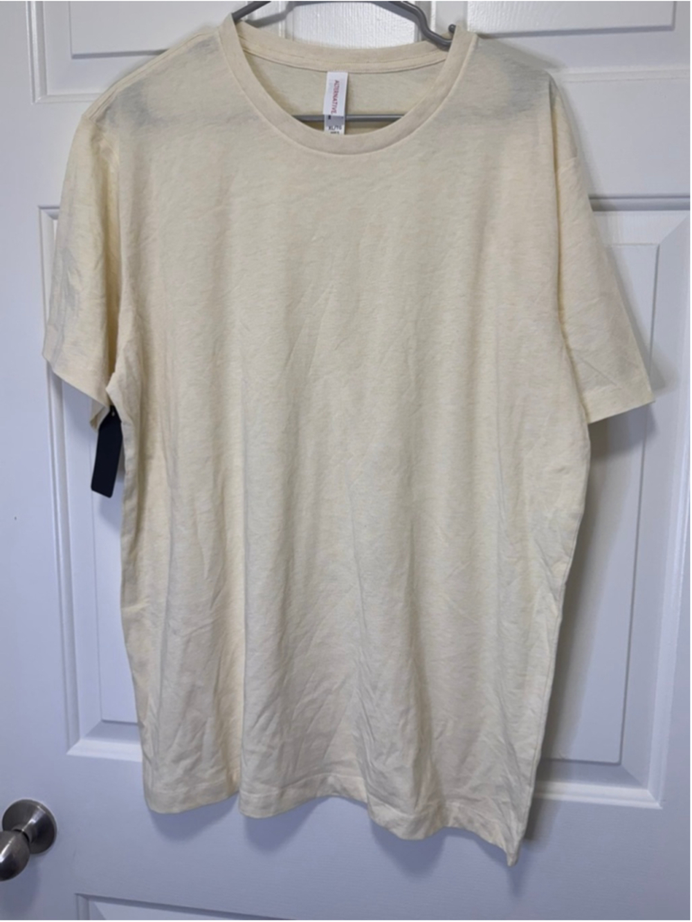 Women's Alternative Apparel Cream Short Sleeve Tee XL